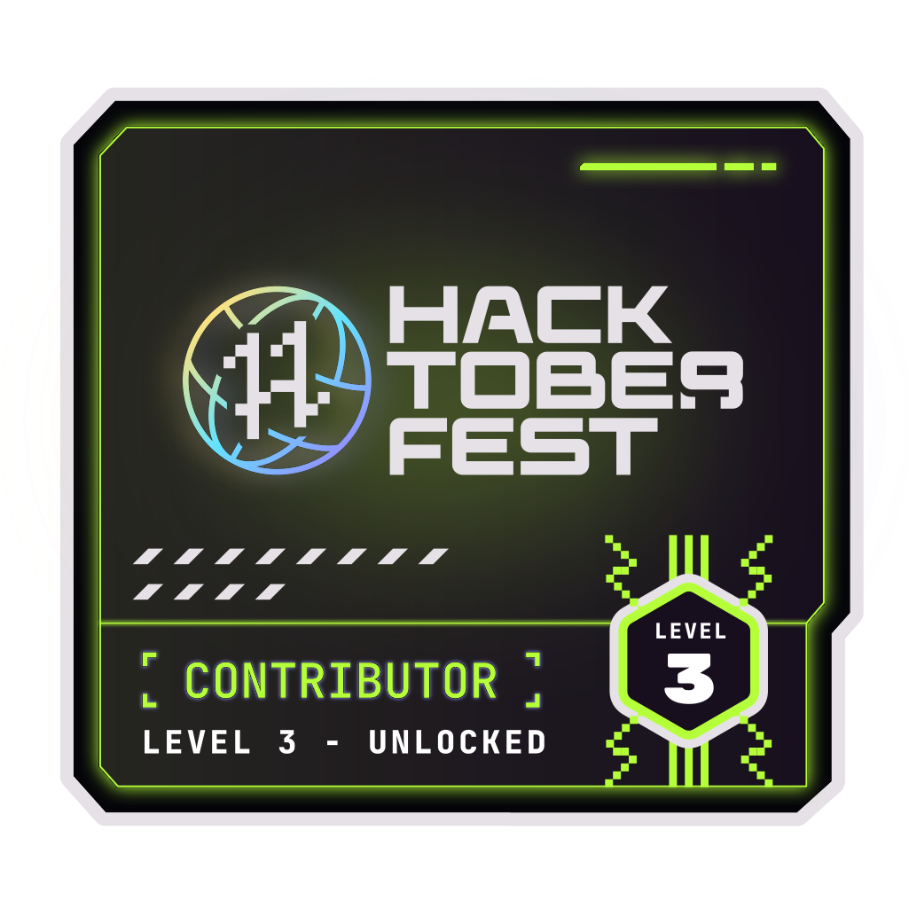 Hacktoberfest 2022: Level 3