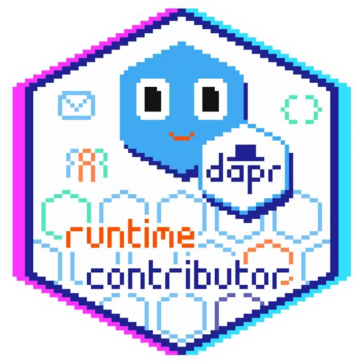 Dapr Runtime Contributor badge
